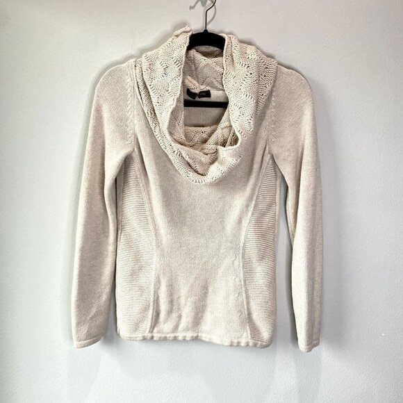 The Limited Cream Cowl Neck Sweater XS - Picture 1 of 5
